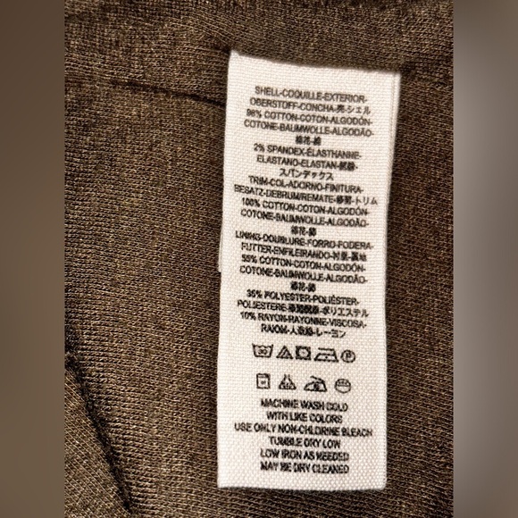 Free People Denim & Knit‎ Sweater Women 2 Jacket Green Draped Front Moto - Picture 7 of 13